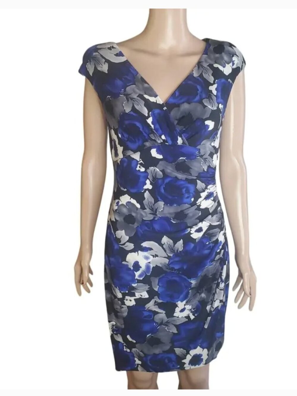 Ralph Lauren Wrap Midi Dress | sz 6P (vintage / rare find)